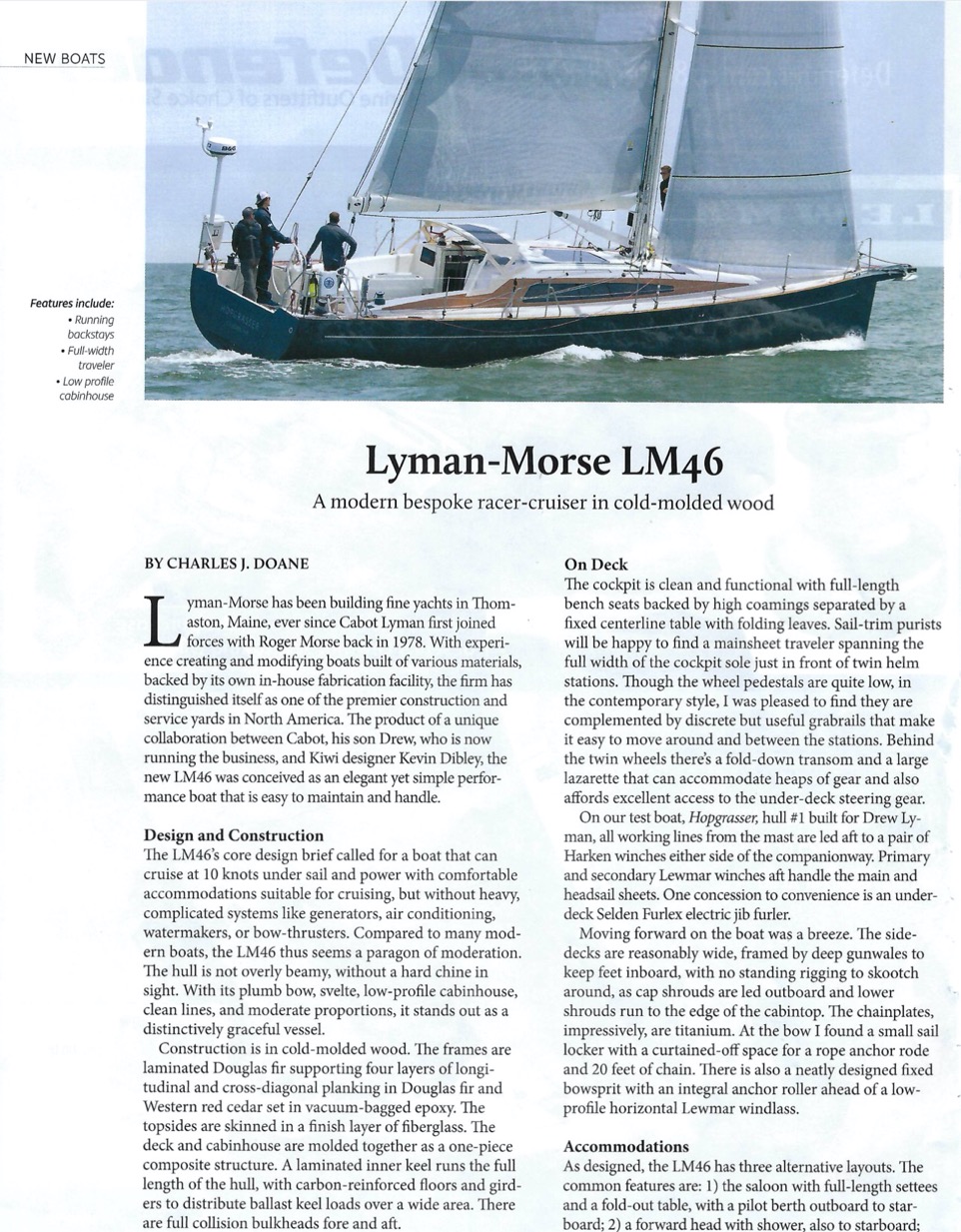 Lyman Morse 46 Sail Magazine Nov 23 A