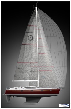 www.dibleymarine.com  – Dibley Marine Ltd – Dibley Yacht Design - Kevin Dibley – New Zealand – K44 Full Profile 1 copy.min