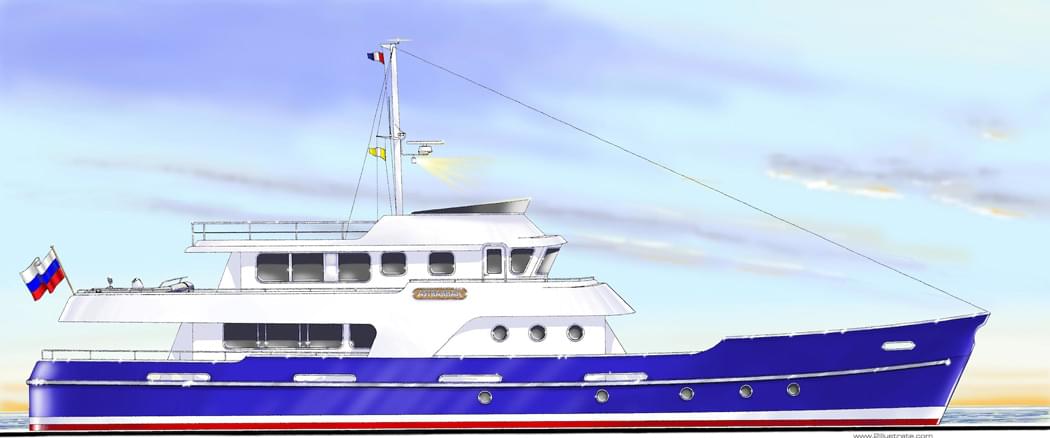 Caspian 100 Motor Yacht Design by Dibley Marine