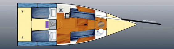 dibley classe 950 racing Yacht design