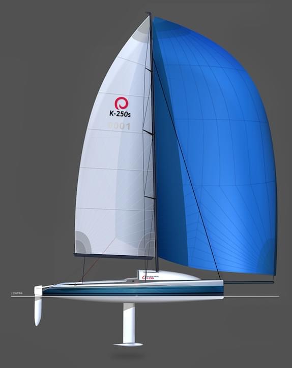 k250 carbon sailiing yacht sail plan dibley marine