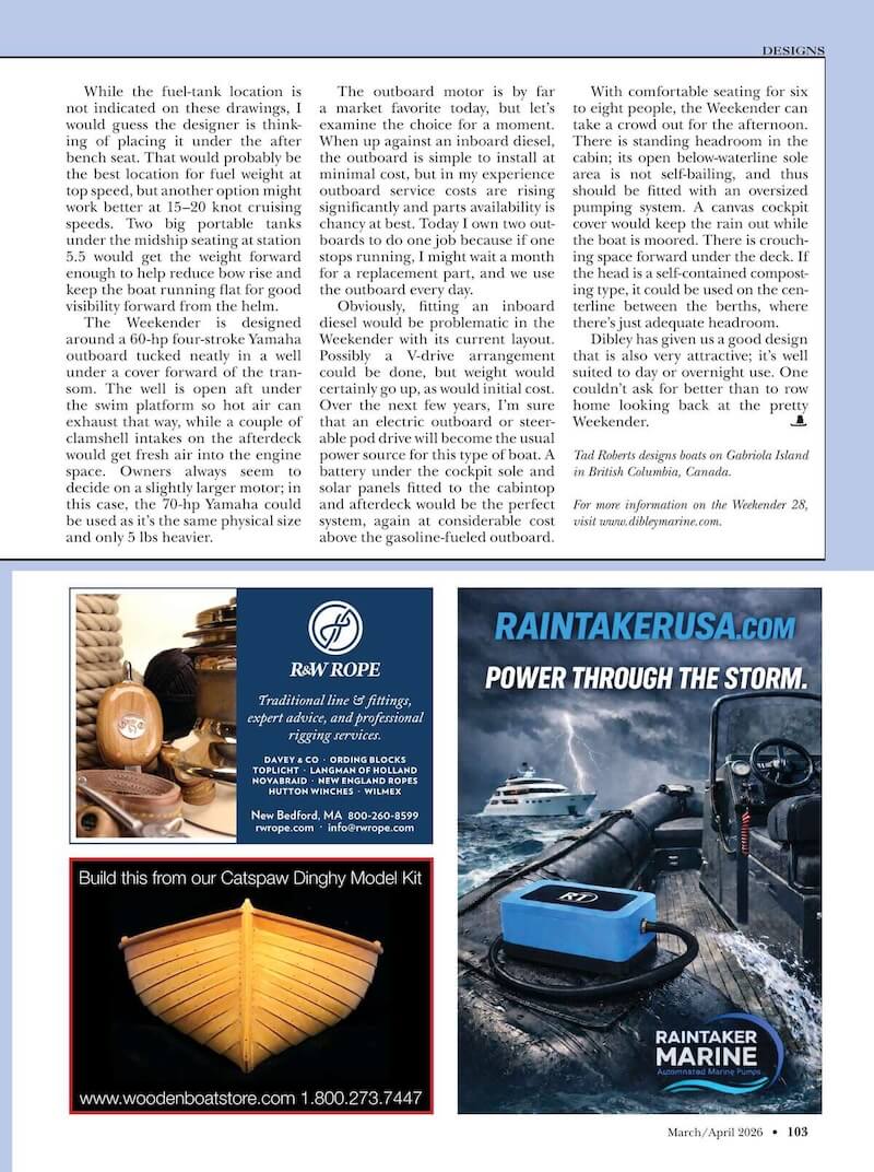 Dibley 28 Woodenboat page 4