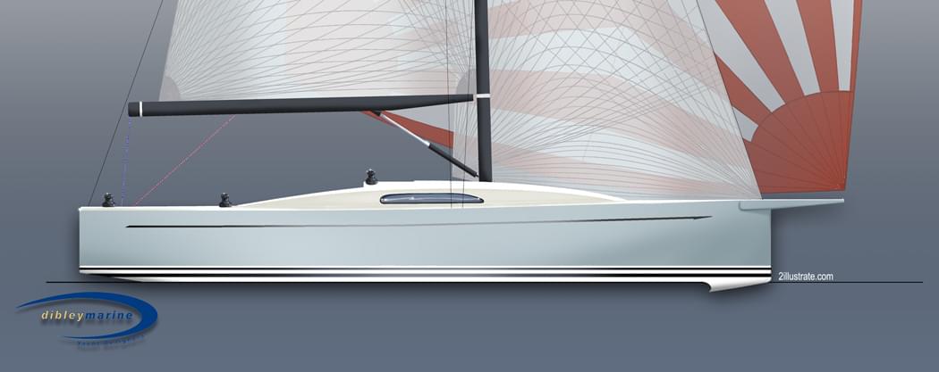 Dibley IRC 34 Racing Yacht Dibley Marine Press