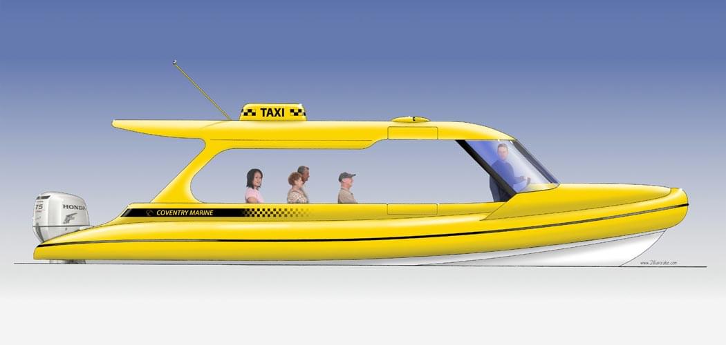 10m Taxi Boat Rhib Design by Dibley Marine 10m Taxi Boat Rhib Design by Dibley Marine
