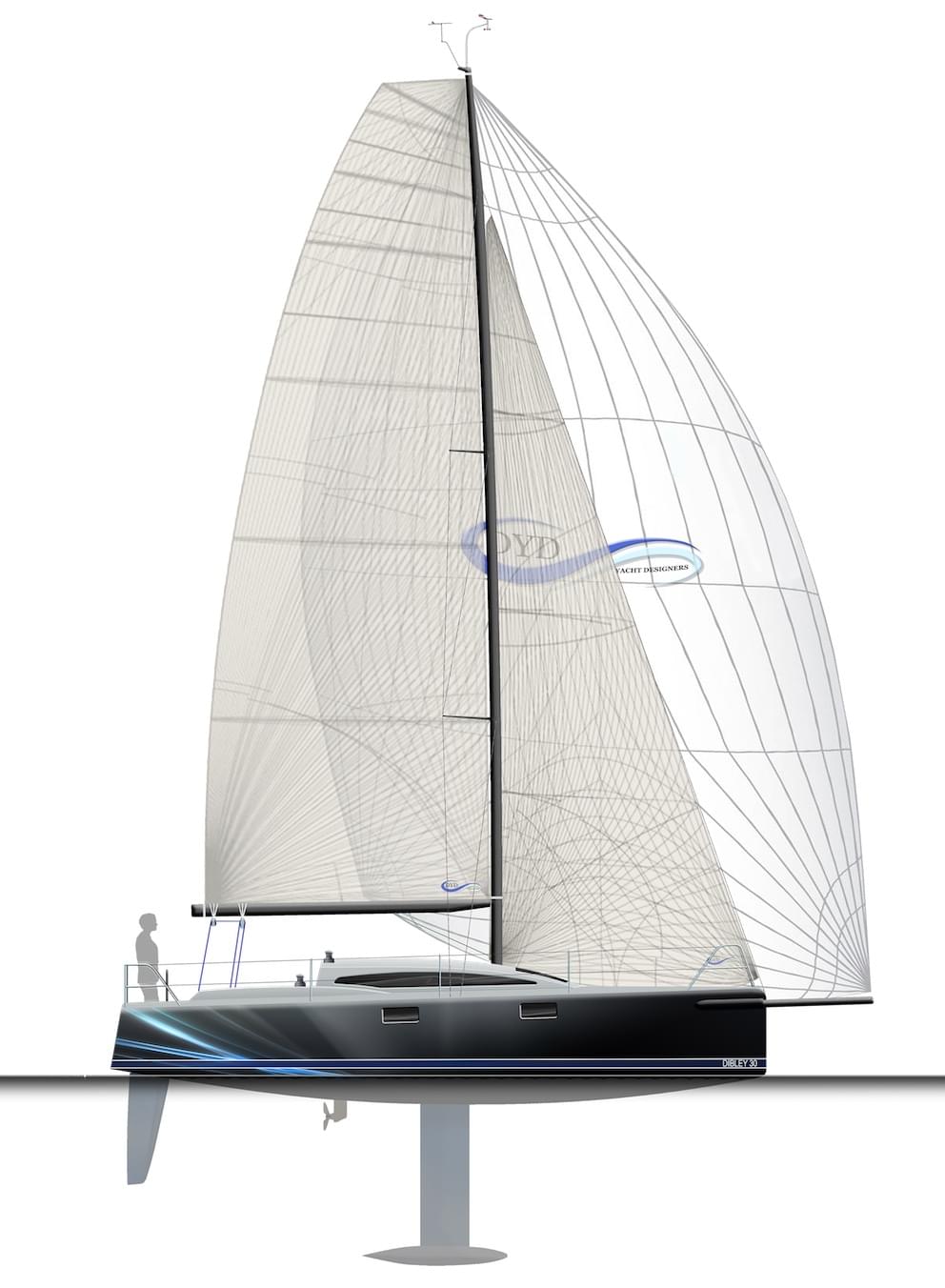 dibley 30 profile by dibley marine