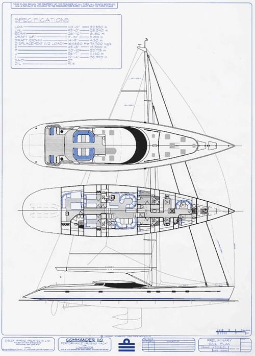 Commander 110 Sailing Boat by Dibley Marine