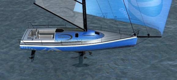 dibley marine open 40 racer yacht