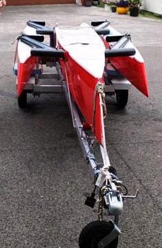 Robinson 5000 Trimaran folded